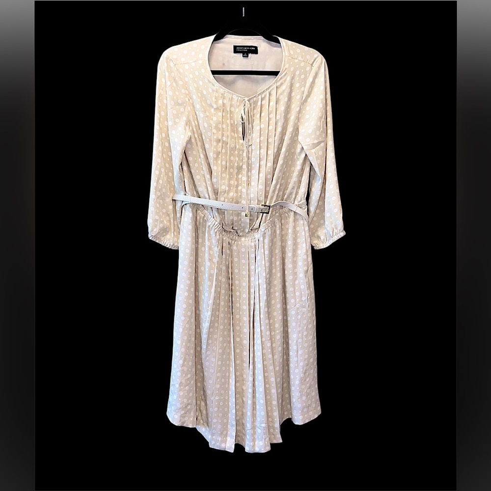 Jones New York Polka Dot Belted Dress – Size 10 Like New